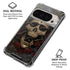Liquid Blue Skull Entwined with Roses Pixel 9/9 Pro Clear Case